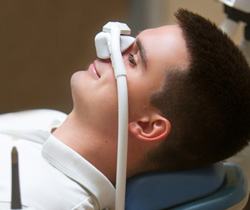 Patient in Coppell budgeting getting nitrous oxide sedation