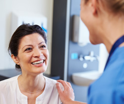 Patient in Coppell smiling after nitrous oxide sedation